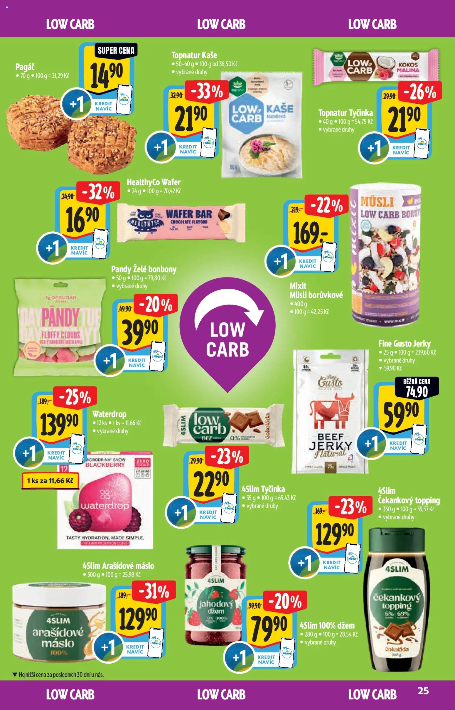 Albert katalog - Hypermarket od 14.01.2026 | Strana: 25 | Produkty: Waterdrop, Kaše, Kokos, Jerky
