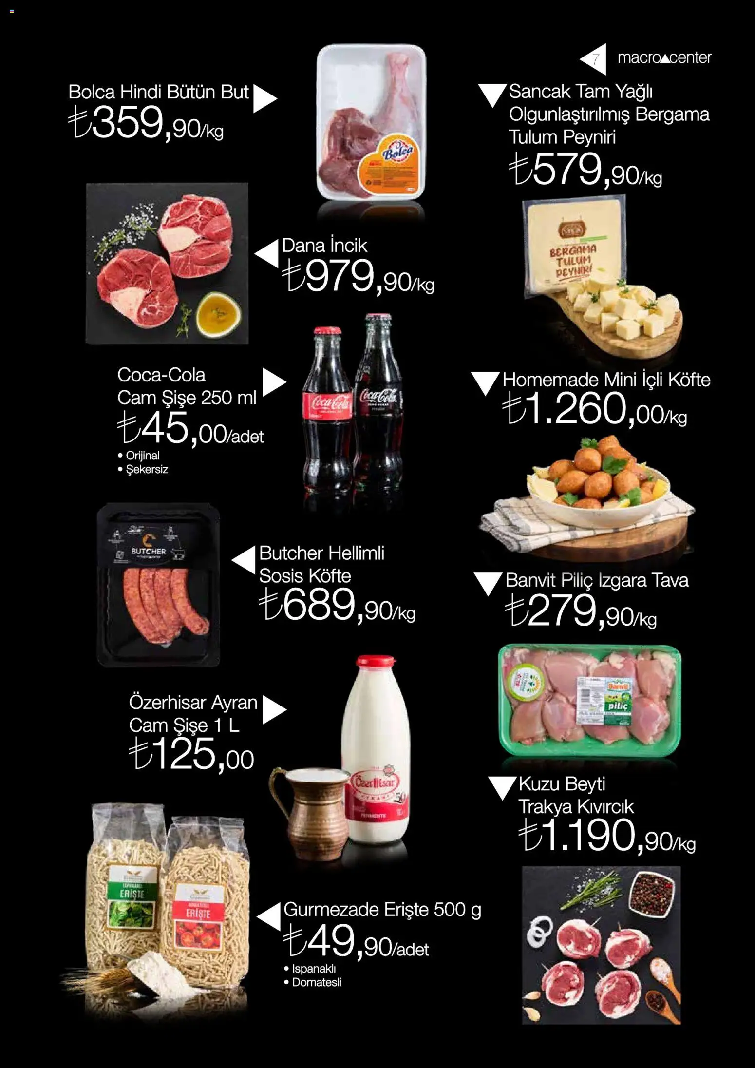 Migros Katalog - MacroStyle - 01.03.2026 tarihinden itibaren geçerlidir | Sayfa: 7 | Ürünler: Erişte, Tulum, Piliç, Izgara