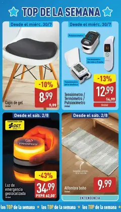 Aldi folleto Canarias │ válido desde el 28.07.2025 | Página: 3 | Productos: General, Muñeca, Termómetro, Cojín