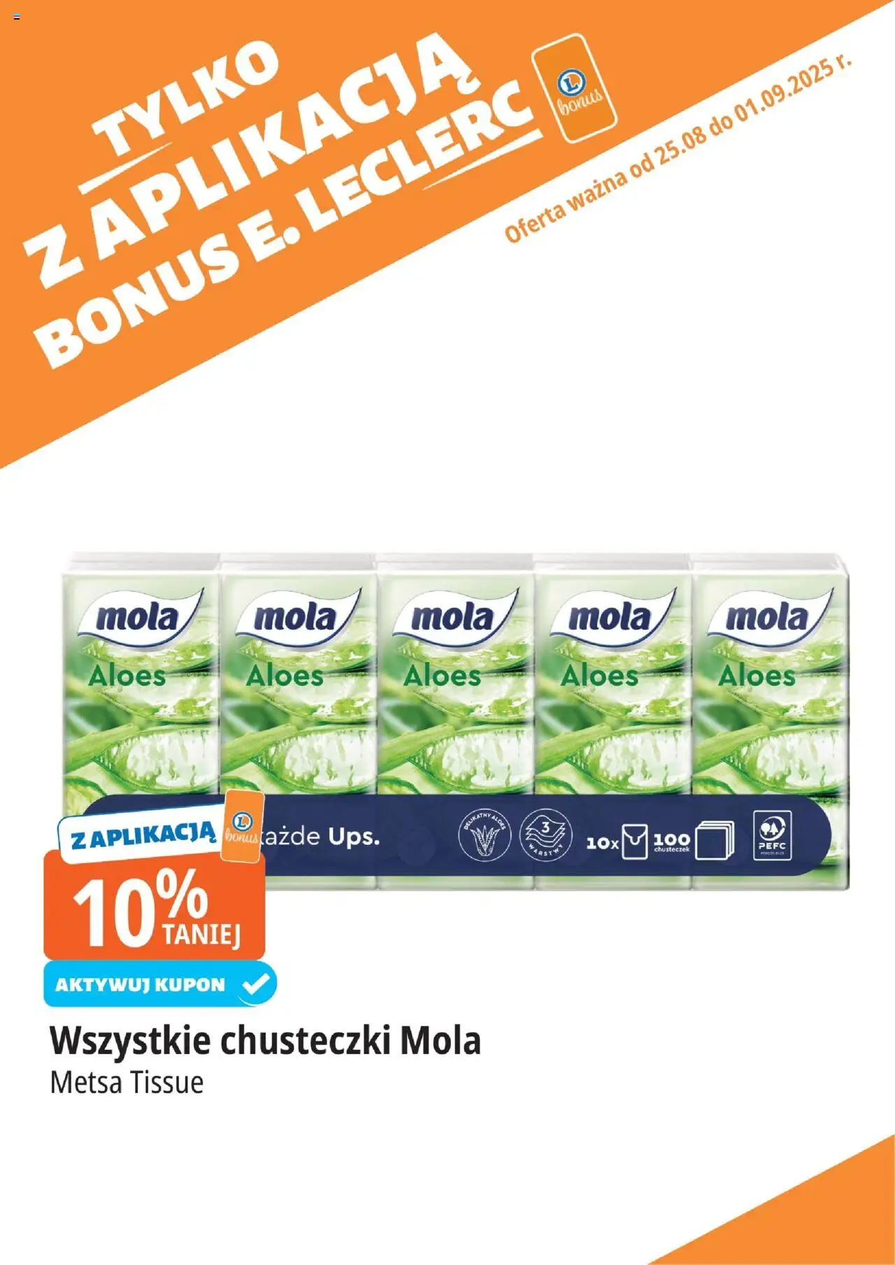 E.Leclerc Gazetka - Kupony dodatkowe od 25.08.2025 | Strona: 8 | Produkty: Aloes