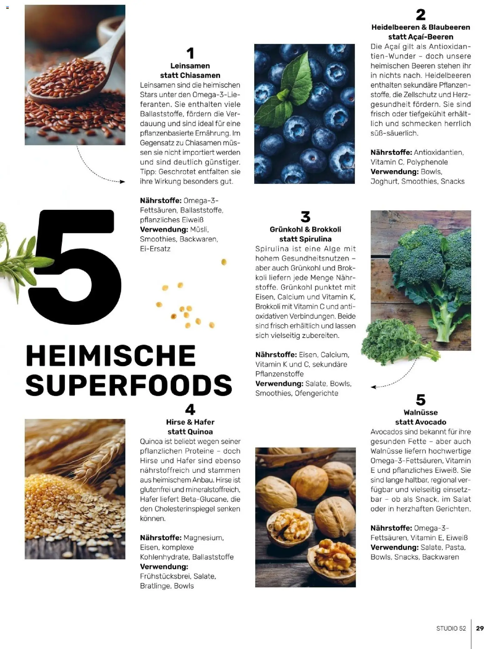 Sport2000 Prospekt Training – gültig ab 26.01.2026 | Seite: 29 | Produkte: Walnüsse, Heidelbeeren, Avocado, Brokkoli