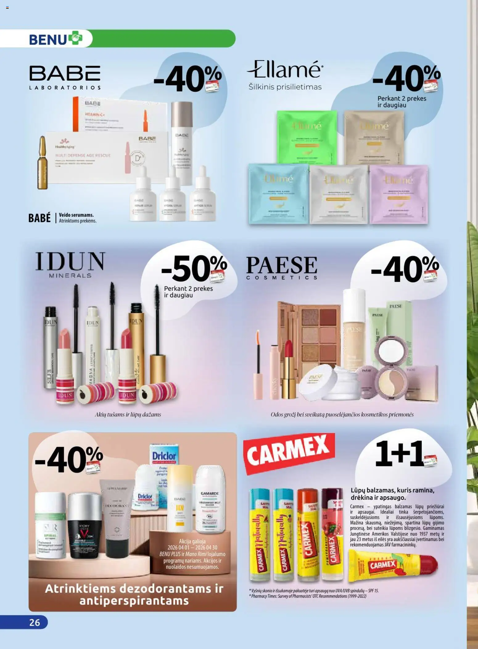 BENU akcijos nuo 01.04.2026 | Puslapis: 26