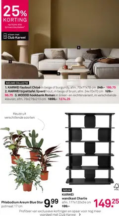 KARWEI - Folder - Voorbeeld van een folder van KARWEI, geldig van 13.10.2025 | Pagina: 3 | Producten: Fauteuil, Papier blanc