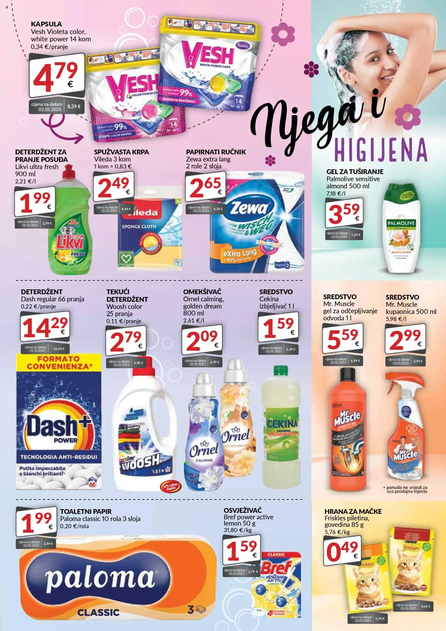 Bakmaz katalog | vrijedi od 11.03.2026 | Stranica: 7 | Proizvodi: Hrana za mačke, Zewa, Dash, Vileda