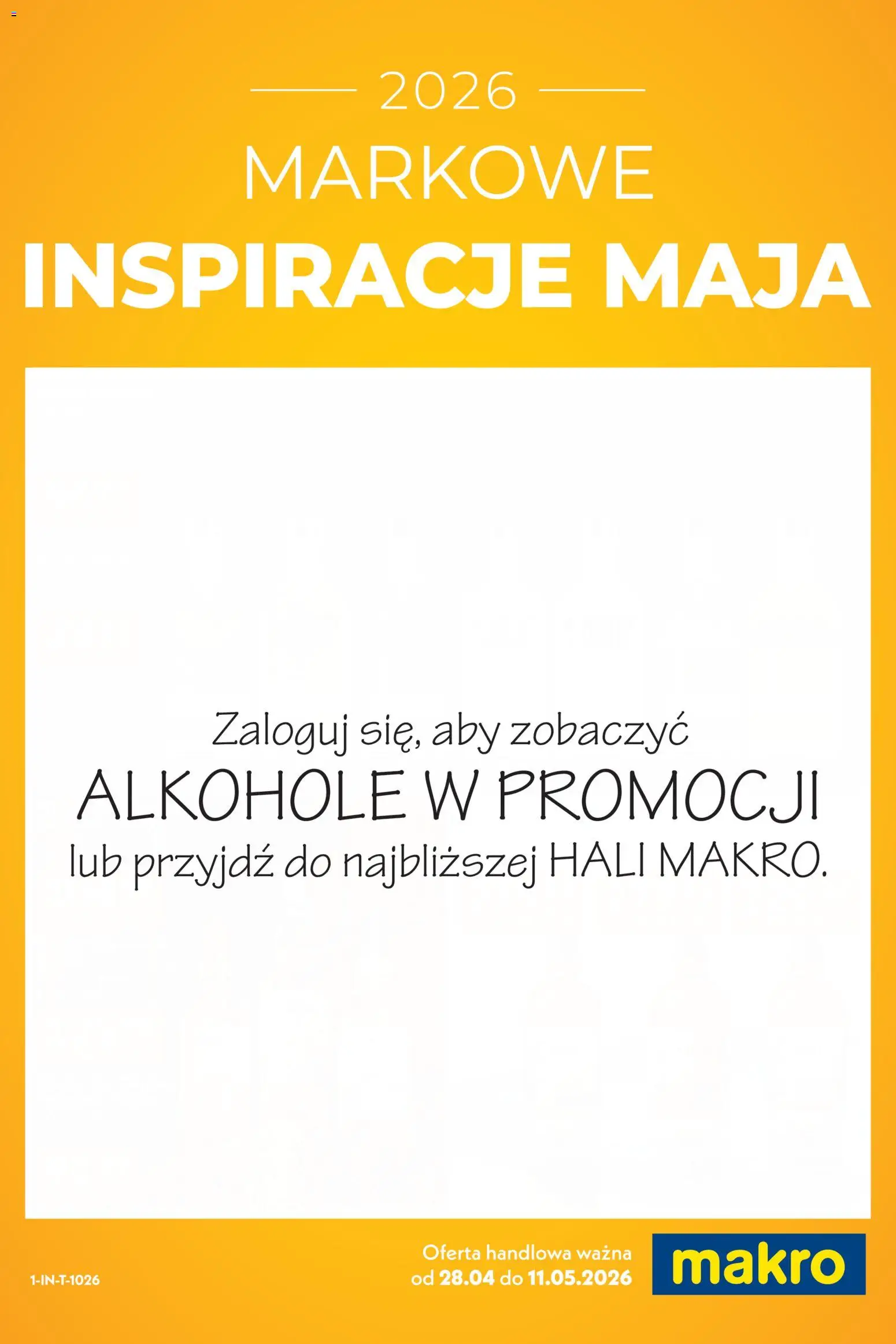 Makro gazetka - Markowe Inspiracje Maja od 28.04.2026 | Strona: 1