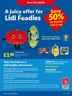 Preview of Lidl - Lidl Weekly valid from 09.04.2026 | Page: 17 | Products: Bananas, Cucumbers, Pepper, Snack