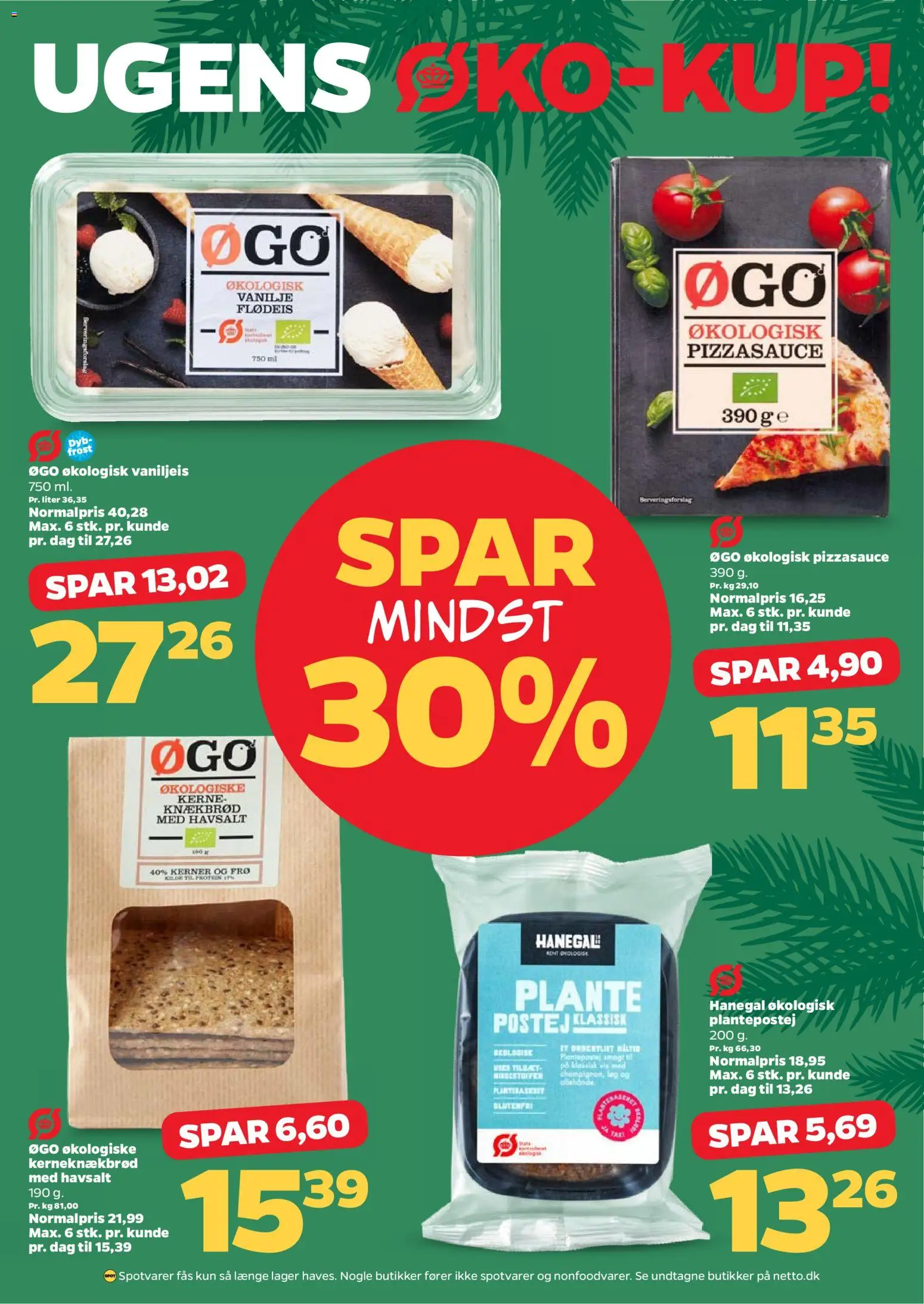 Netto tilbudsavis – gyldig fra 15.11.2025 | Side: 11 | Produkter: Paté, Pizza, Løg, Vanilje