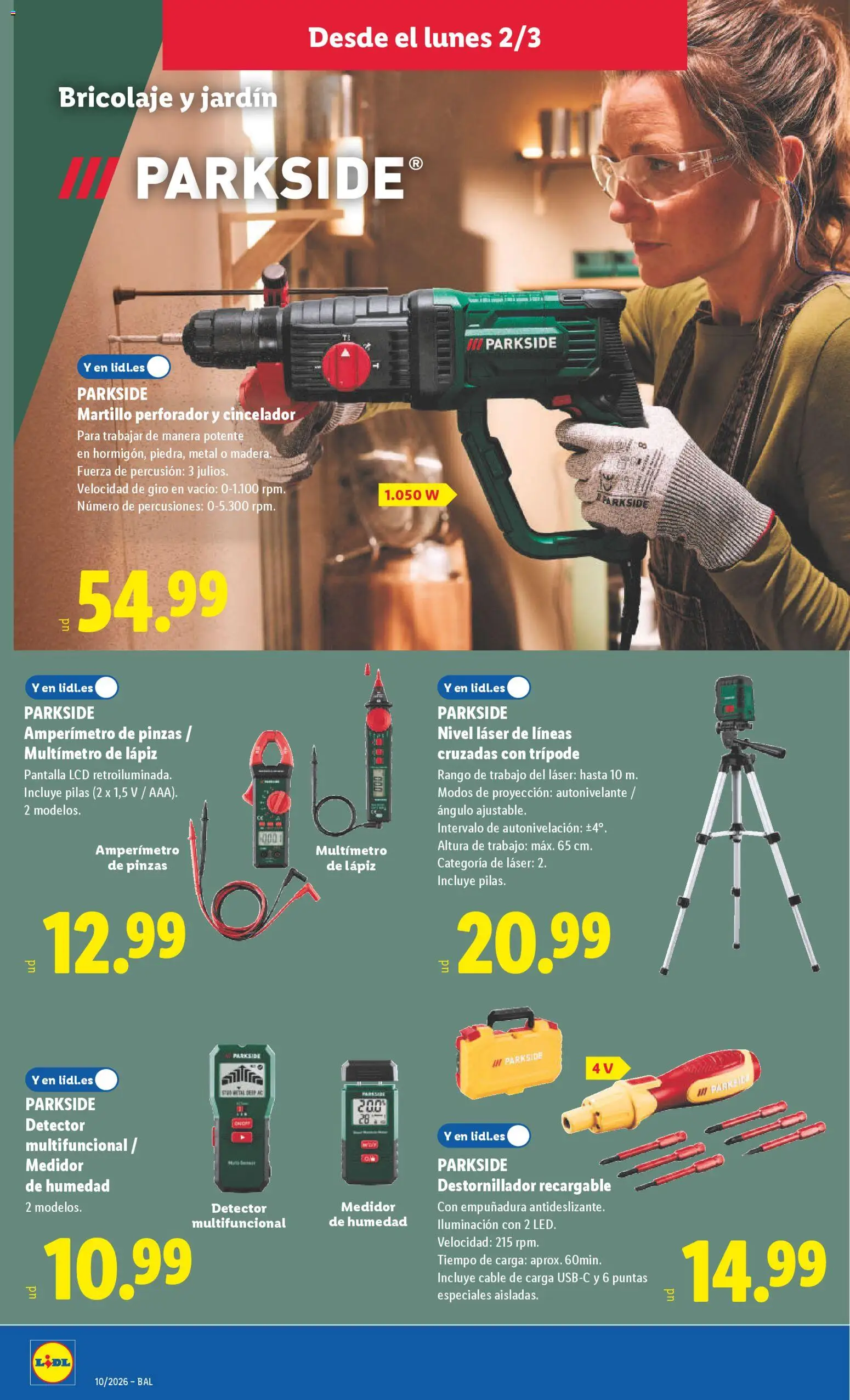 Lidl folleto de bazar │ válido desde el 02.03.2026 | Página: 4 | Productos: Cable, Galette de chaise