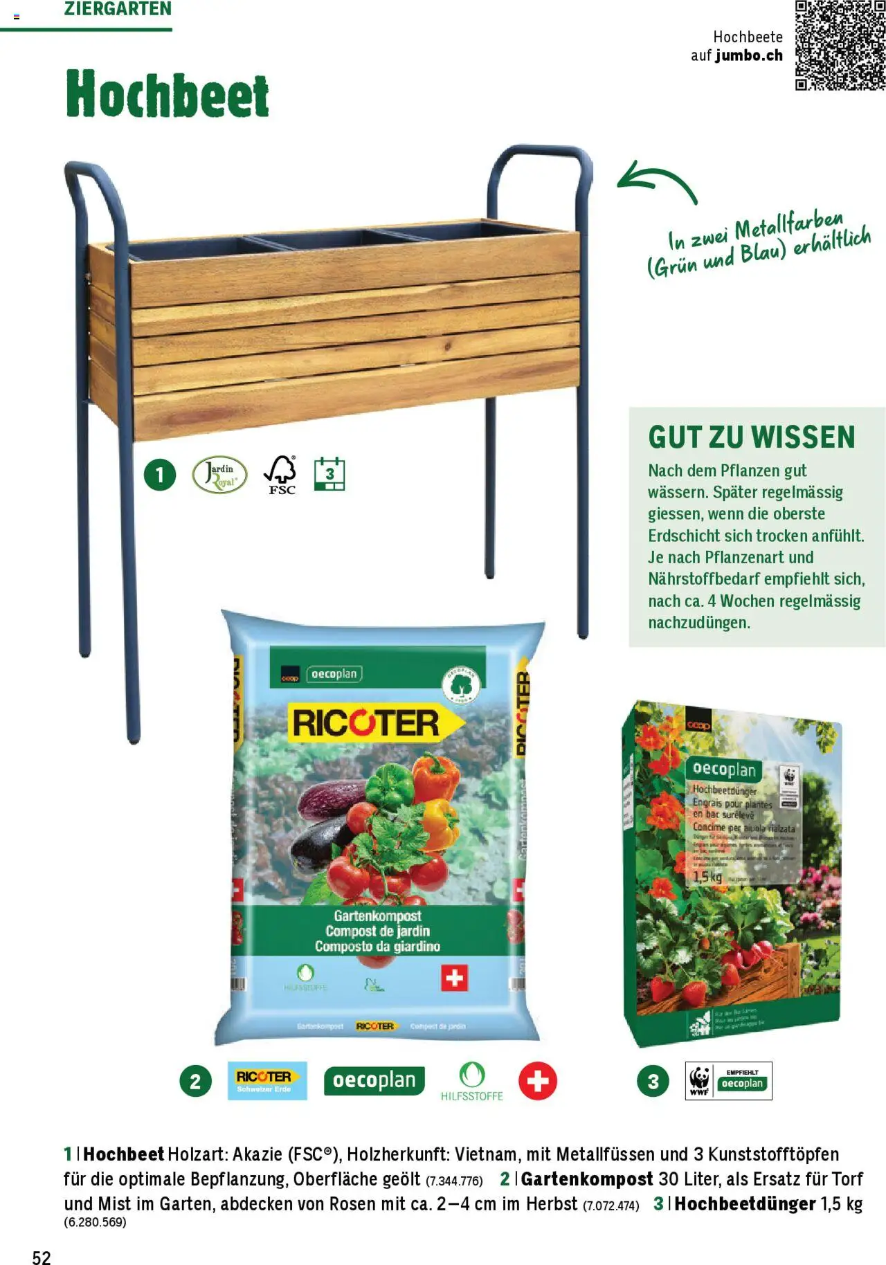 Jumbo Aktionen Dein Garten 2025 ab 21.02.2025 | Seite: 52