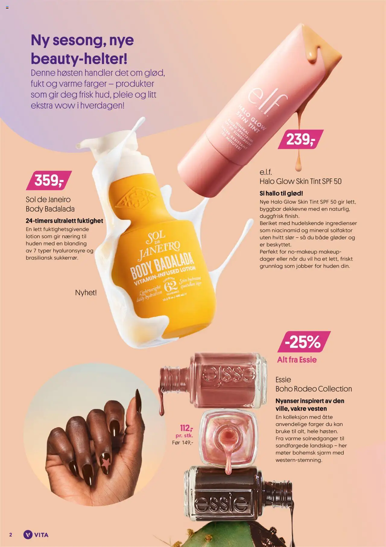  | Side: 2 | Produkter: Body, Solfaktor, Strandväska