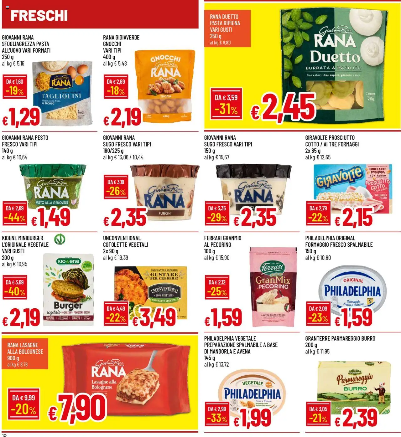 Volantino Famila del 22.09.2025 | Pagina: 10 | Prodotti: Pomodori, Pasta, Sugo, Pomodori secchi