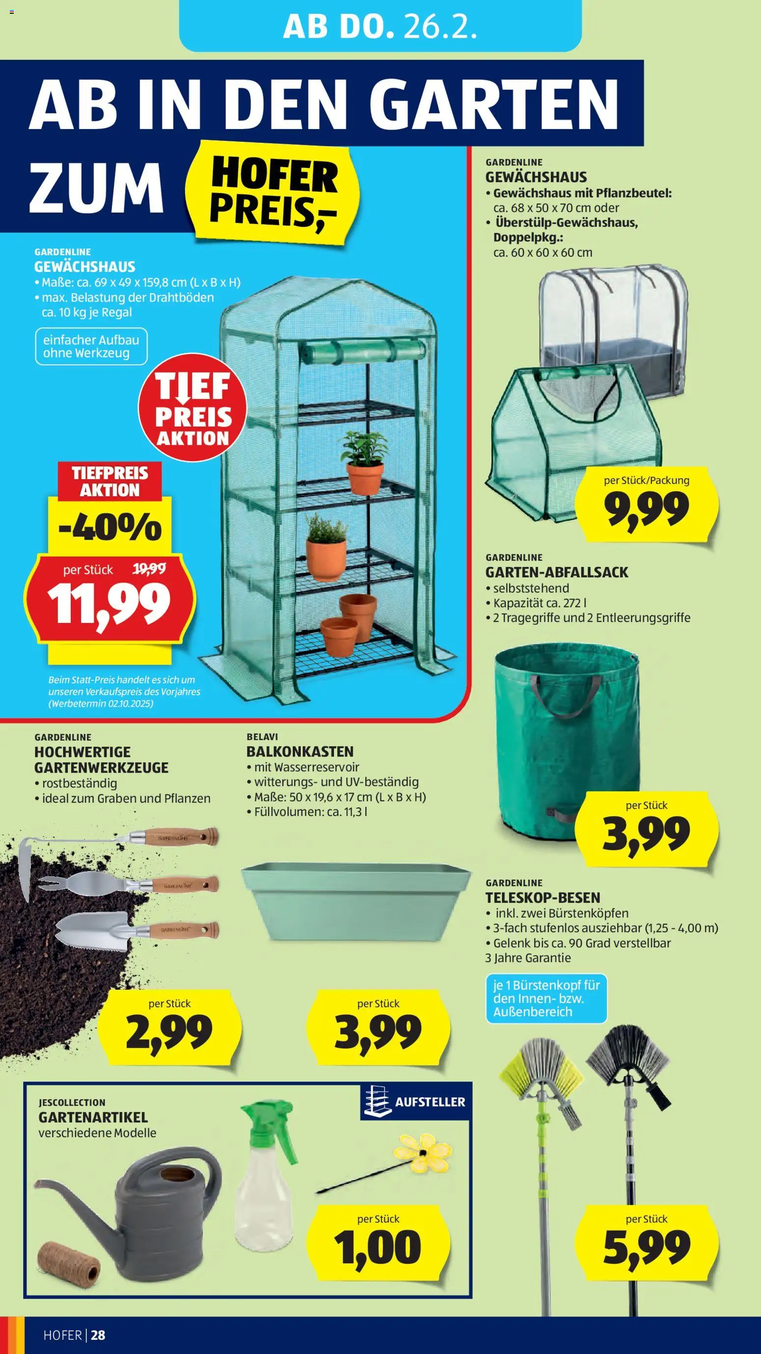 Hofer Flugblatt gültig ab 20.02.2026 | Seite: 32 | Produkte: Regal