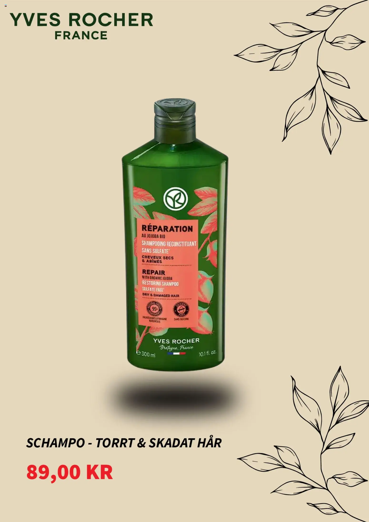 Yves Rocher reklamblad aktuell från 10.11.2025 | Sida: 10 | Produkter: Schampo