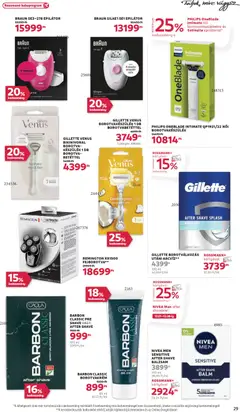 Rossmann Akciós újság - amely érvényes a következő dátumtól: 15.12.2025 | Oldal: 31 | Termékek: Bikini, Epilátor, Borotva, Bor