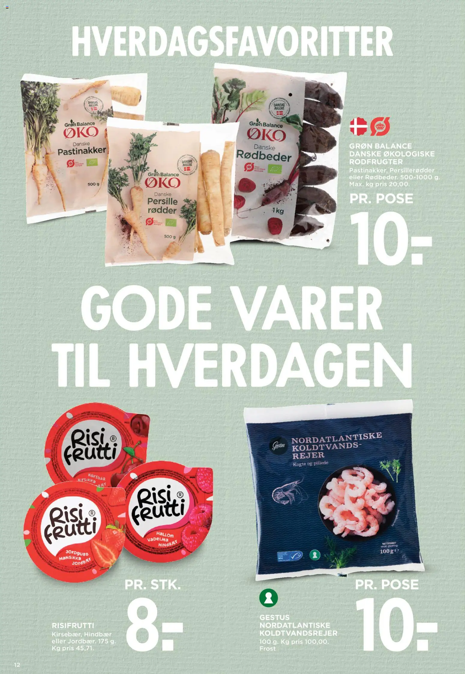 Meny tilbudsavis – gyldig fra 31.10.2025 | Side: 18 | Produkter: Rødbeder, Hindbær, Rejer, Persille