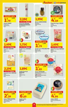 Pré-visualização Minipreço folheto válido de 23.10.2025 | Página: 7 | Produtos: Queijo creme, Frango, Peru, Salsicha
