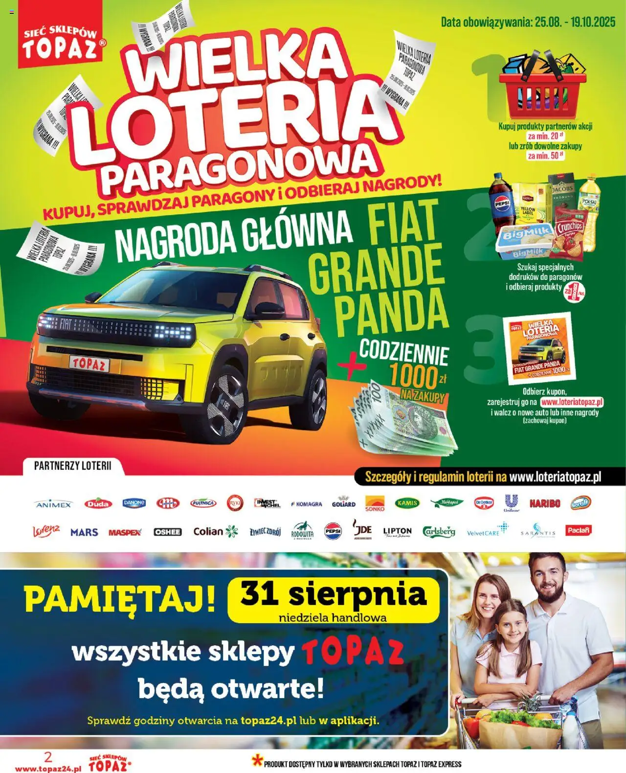 Topaz Gazetka od 28.08.2025 | Strona: 2 | Produkty: Pepsi