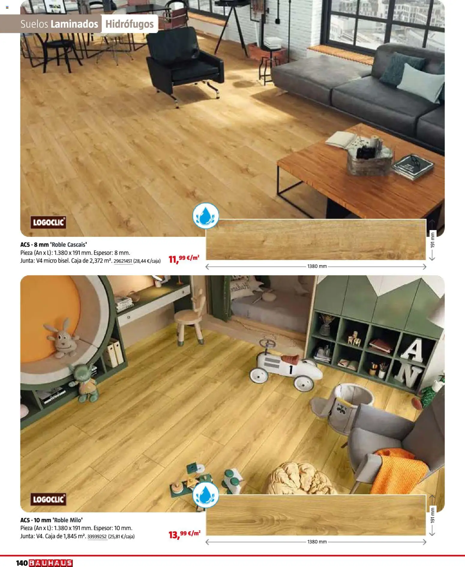 Bauhaus - Suelos y revestimientos │ válido desde el 24.02.2026 | Página: 140 | Productos: Caja