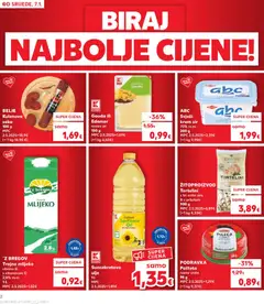 ABC Svježi krem sir, 70% m.m. 200 g - Pregled kataloga iz trgovine Kaufland, vrijedi od 07.01.2026 | Stranica: 2