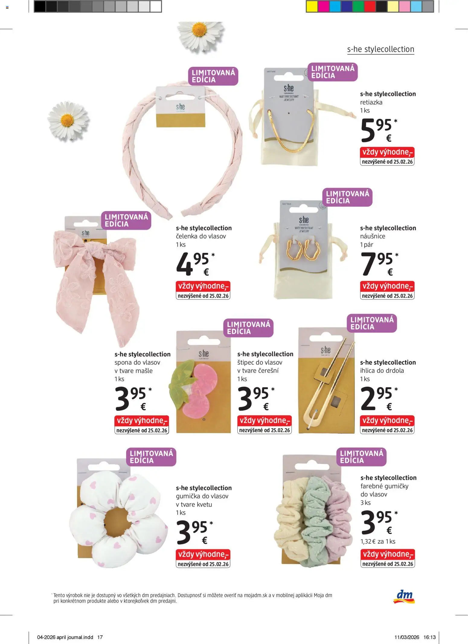 Nové dm drogerie akcie – leták je platný od 01.04.2026 | Strana: 17