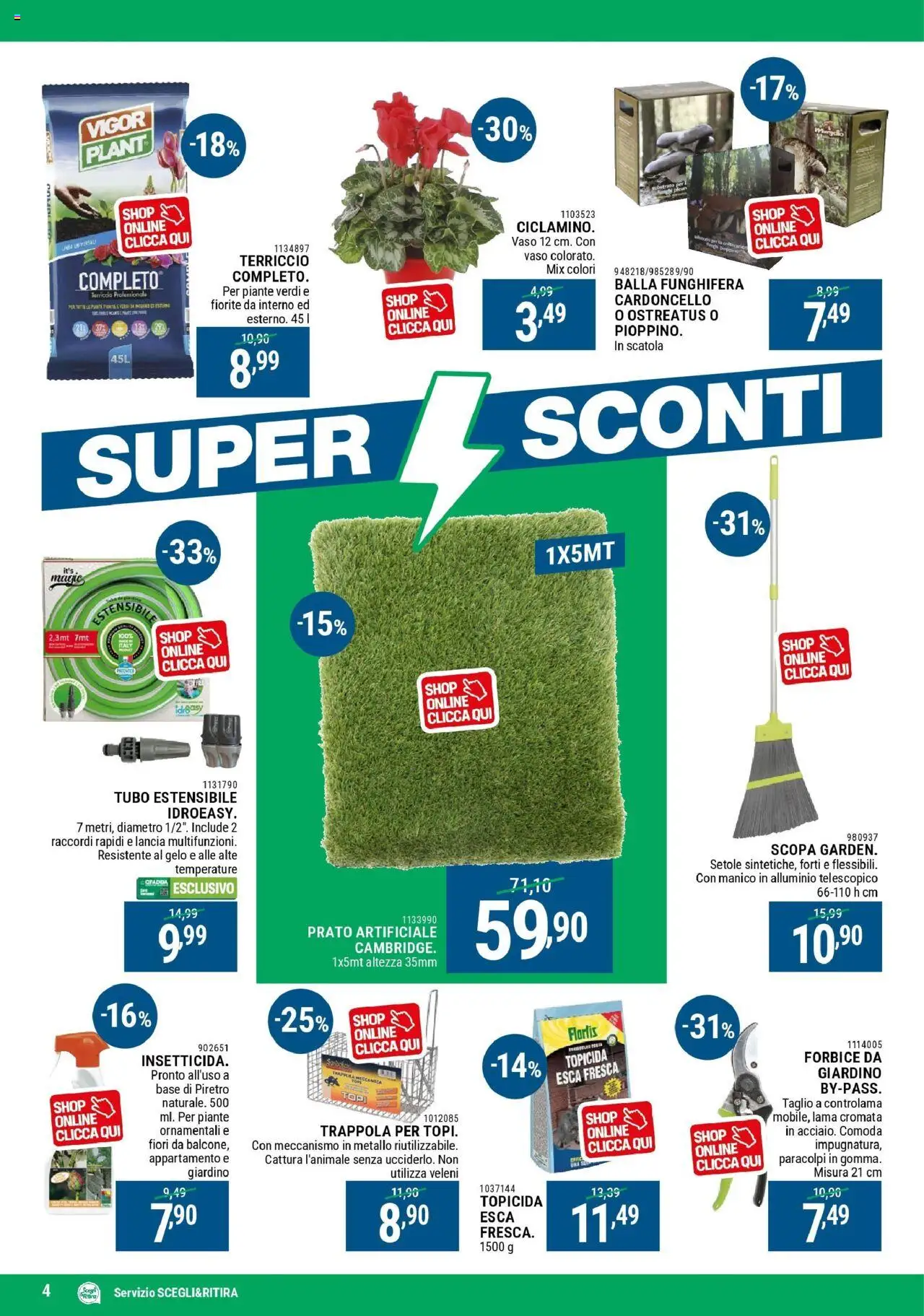 Volantino CFadda del 02.10.2025 | Pagina: 4 | Prodotti: Tubo, Alluminio, Terriccio, Vaso