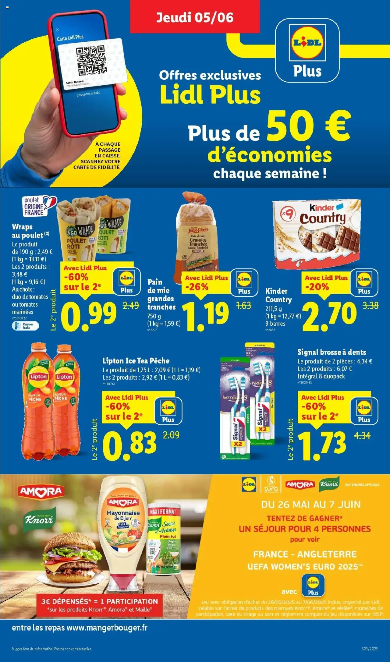  | Page: 11 | Produits: Sandwich, Brosse, Pain, Kinder country