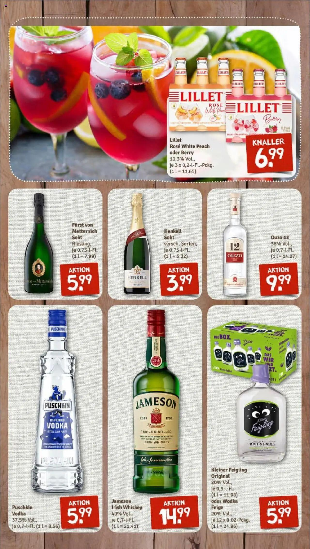 Rewe prospekt Hiddenhausen/Sundern	 - gültig ab dem 20.07.2025 | Seite: 10 | Produkte: Furst von metternich, Sekt, Kleiner feigling, Jameson