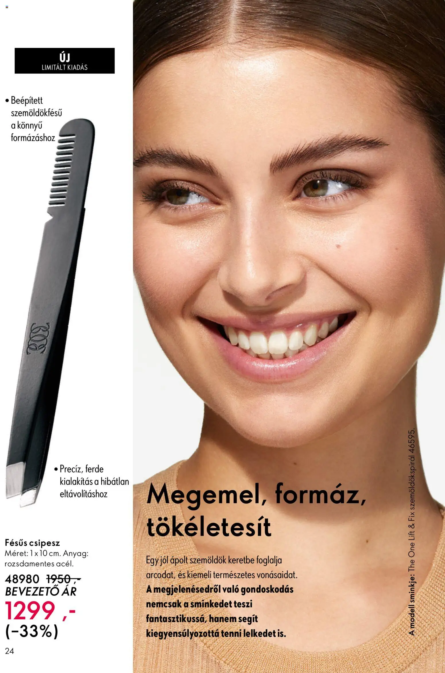 Oriflame akciós ujság - amely érvényes a következő dátumtól: 22.10.2025 | Oldal: 24 | Termékek: Szemöldökspirál