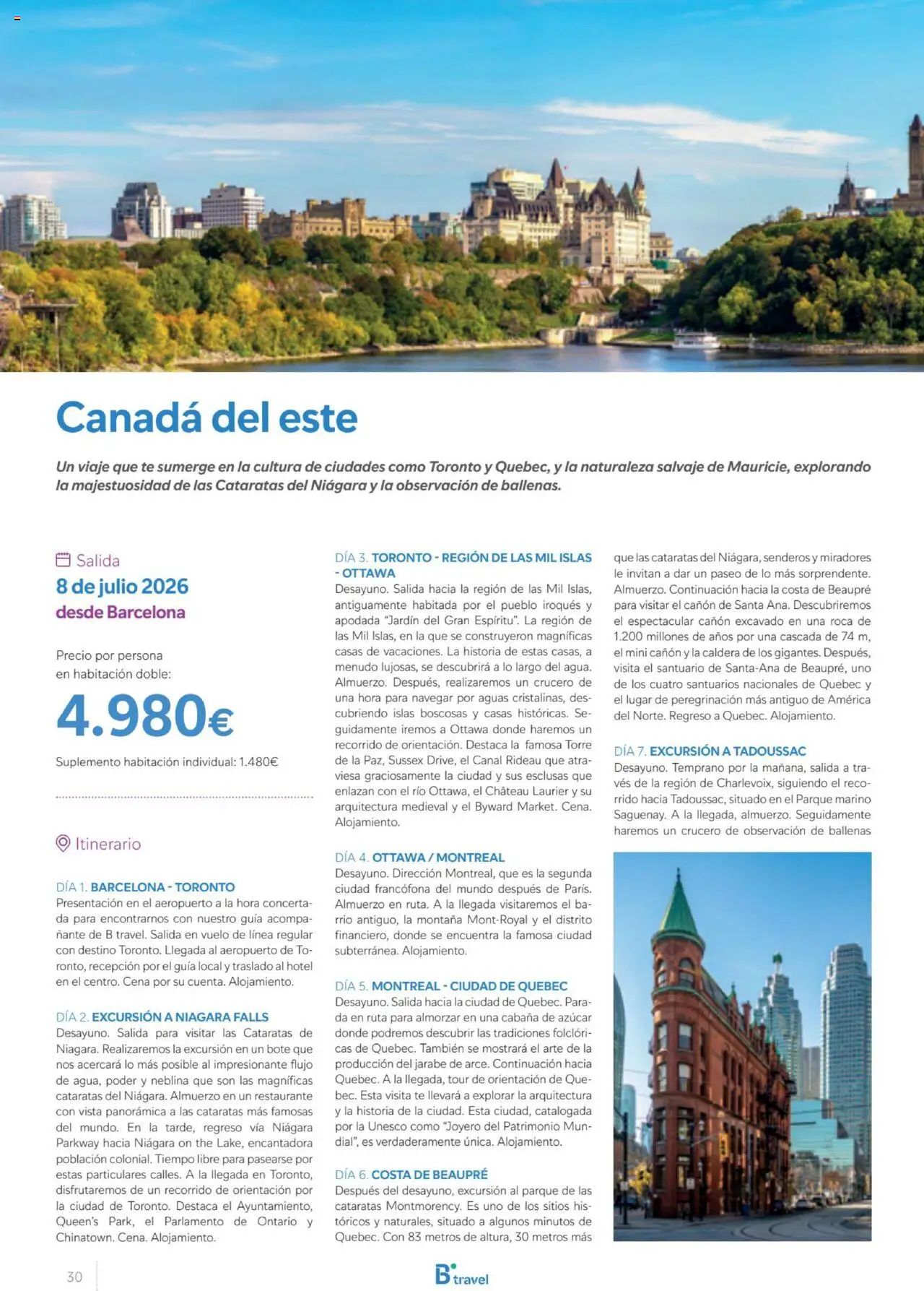 B the travel brand Viajeros Expertos Internacional 2026 │ válido desde el 03.10.2025 | Página: 30 | Productos: Té