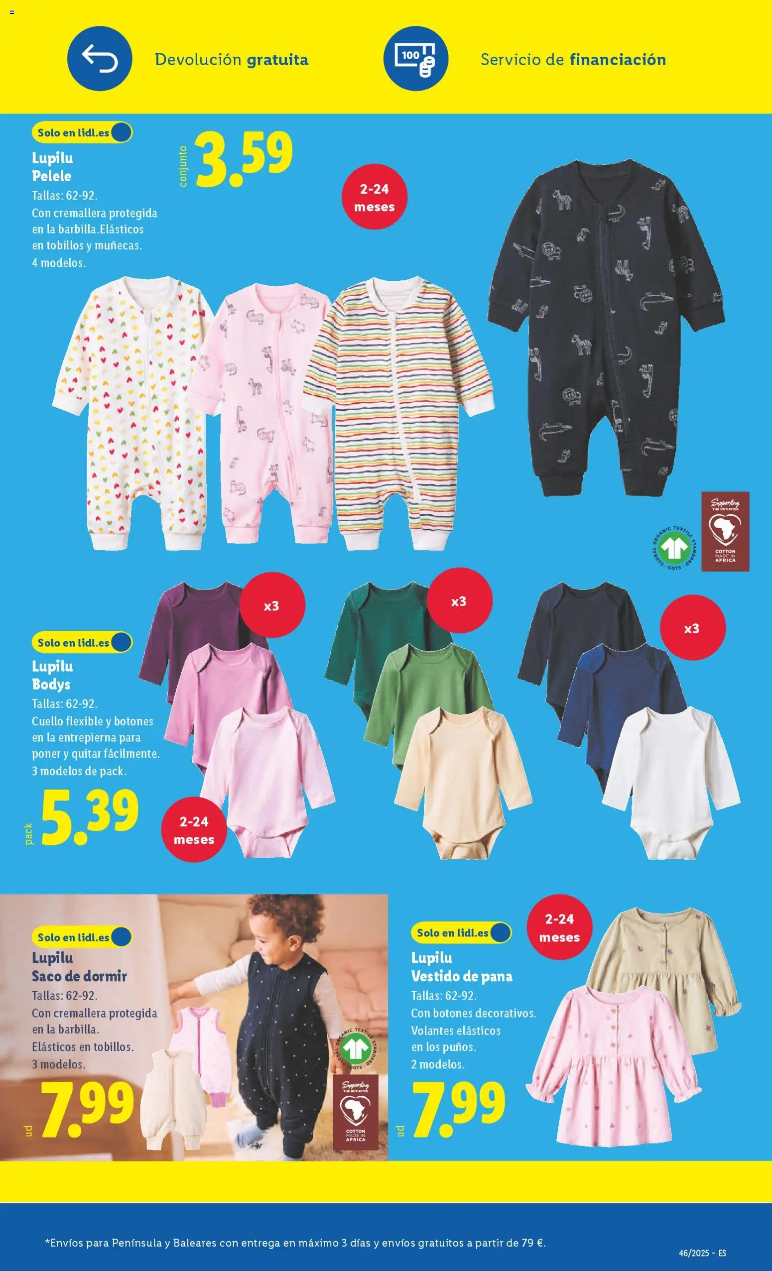 Lidl folleto de bazar │ válido desde el 10.11.2025 | Página: 3 | Productos: Saco de dormir
