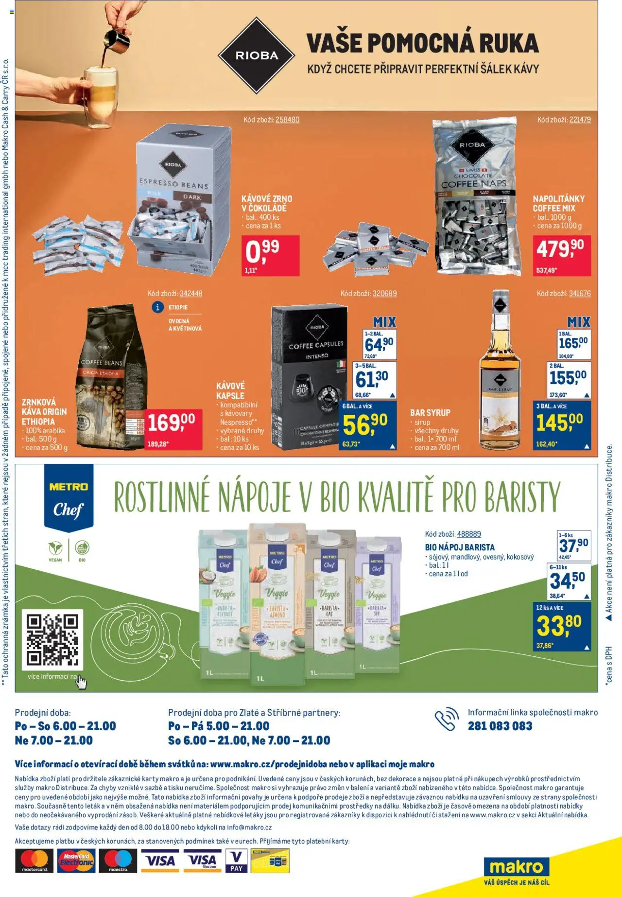Makro leták - Měsíc kávy od 10.09.2025 | Strana: 22 | Produkty: Káva, Kapsle, Šálek, Karty
