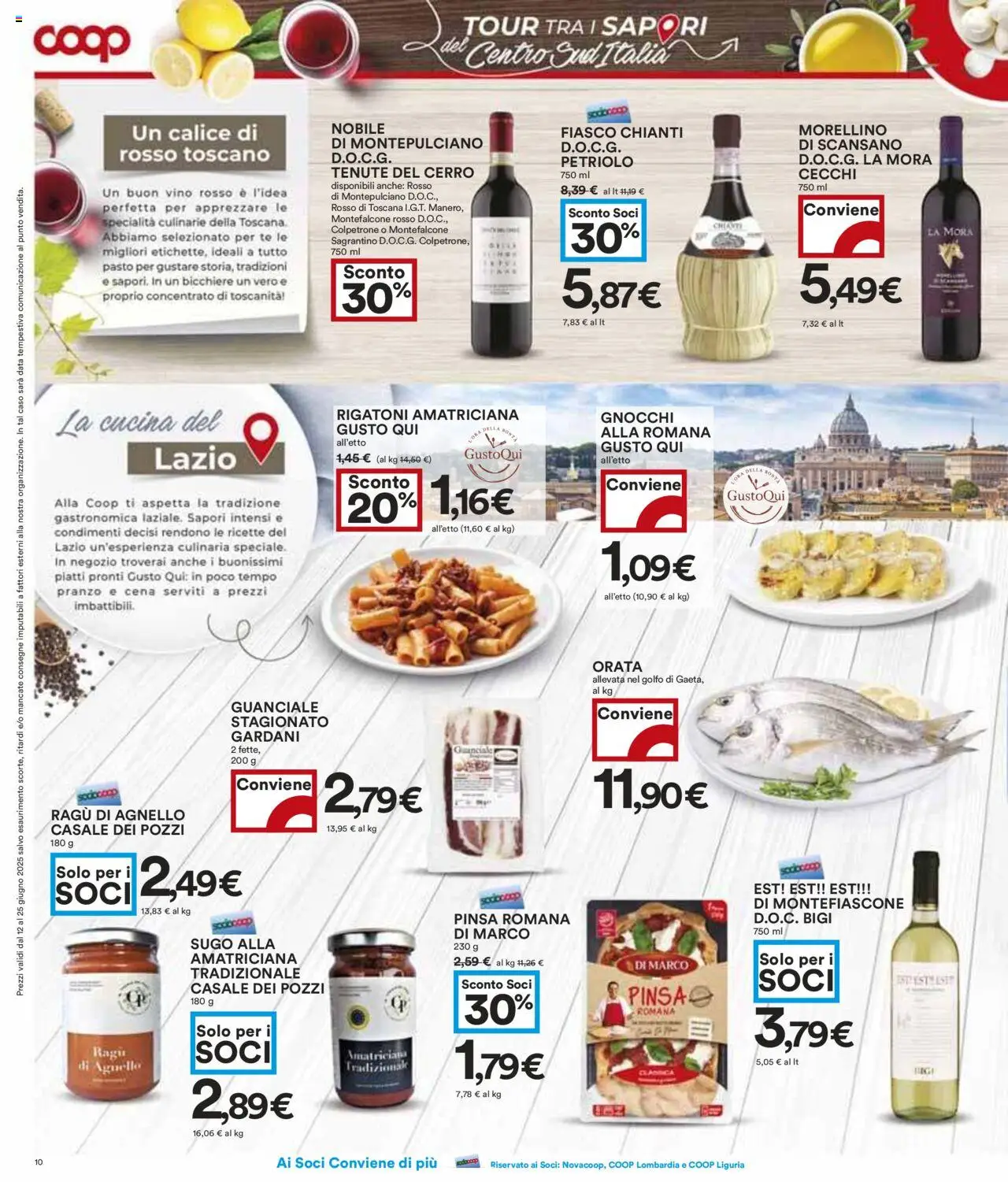 Volantino COOP del 12.06.2025 | Pagina: 10 | Prodotti: Data, Ragú, Gnocchi, Guanciale
