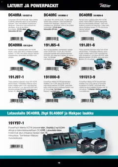 Makita-mainoslehti voimassa 01.12.2025 alkaen | Sivu: 19