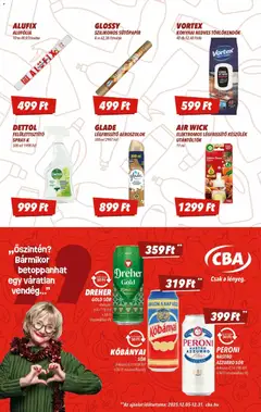 CBA Akciós újság - amely érvényes a következő dátumtól: 11.12.2025 | Oldal: 10 | Termékek: Légfrissítő, Sör
