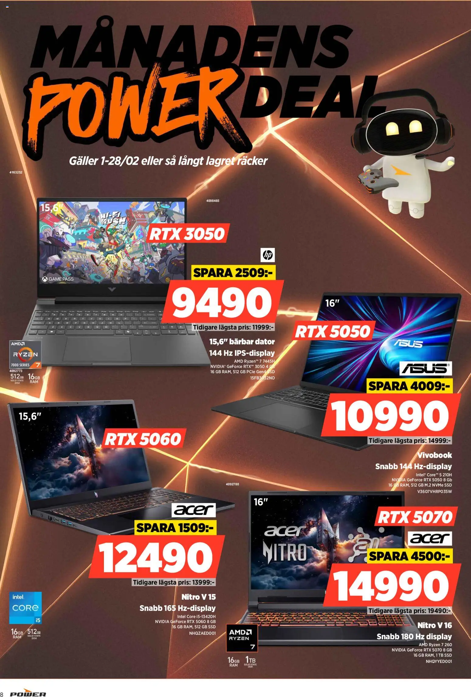 Power reklamblad aktuell från 02.08.2026 | Sida: 8 | Produkter: Galler, Dator