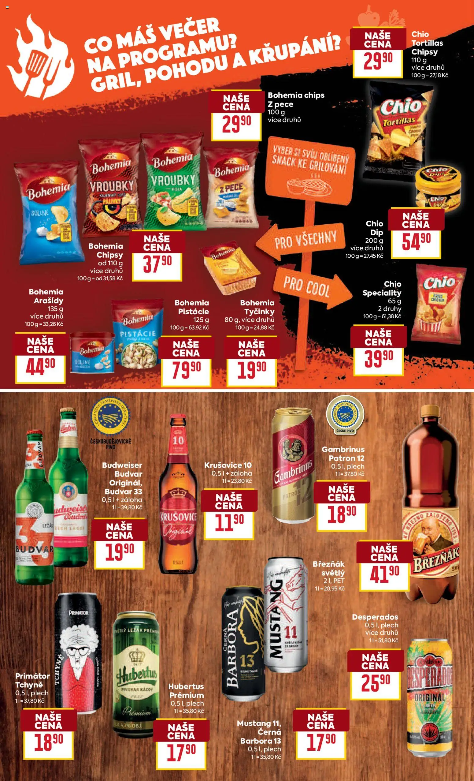 Billa leták - Grilování  od 07.04.2026 | Strana: 18 | Produkty: Grilování, Desperados, Tyčinky, Arašídy