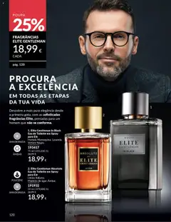 Pré-visualização Elite Gentleman In Black Eau de Toilette em Spray para Ele, Hortelã Marroquina. Lavanda. Vetiver Negro. 75 ml válido de 01.10.2025 | Página: 120 | Produtos: Eau de toilette, Hortelã