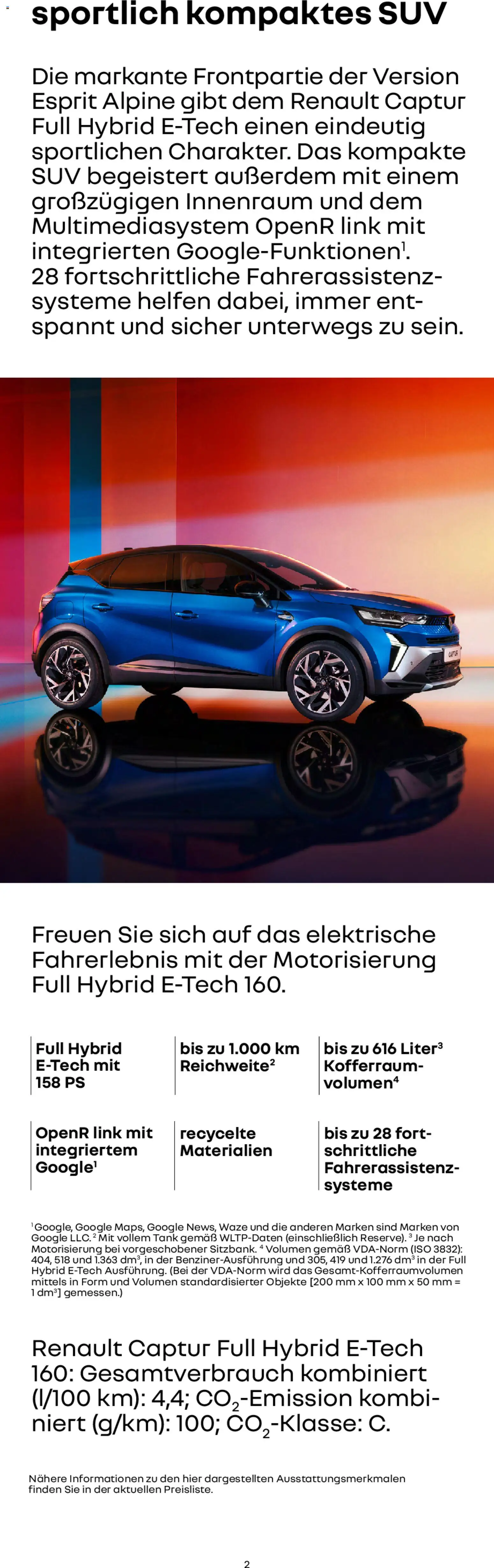 Renault Captur – gültig ab 01.10.2025 | Seite: 2