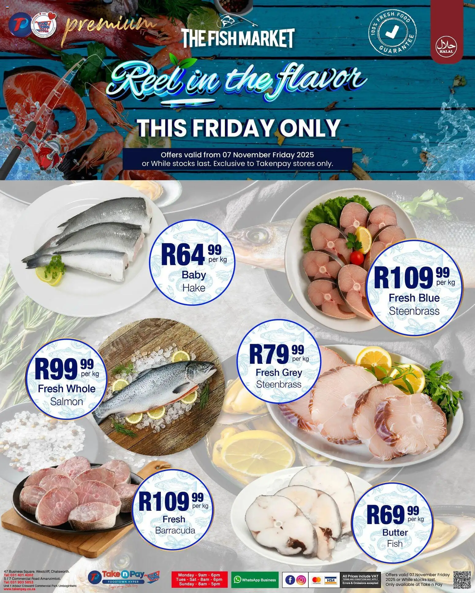 New Take n Pay catalogue – valid from 07.11.2025 | Page: 6 | Products: Butter, Fish