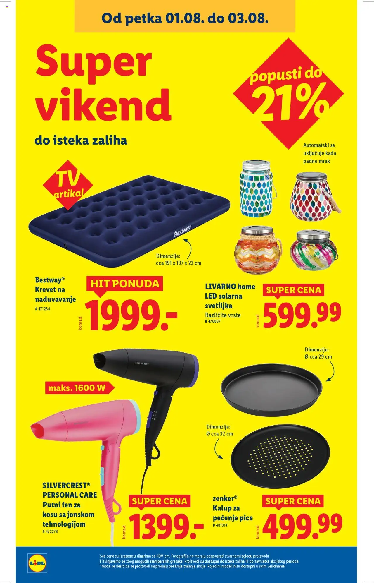 Lidl katalog - važi od 31.07.2025 | Strana: 14 | Proizvode: Silvercrest, Krevet, Fen