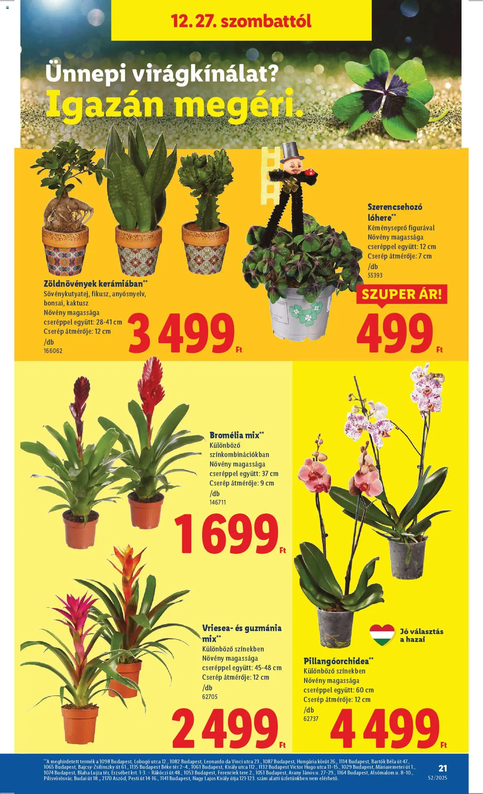 Lidl akciós ujság - amely érvényes a következő dátumtól: 27.12.2025 | Oldal: 21