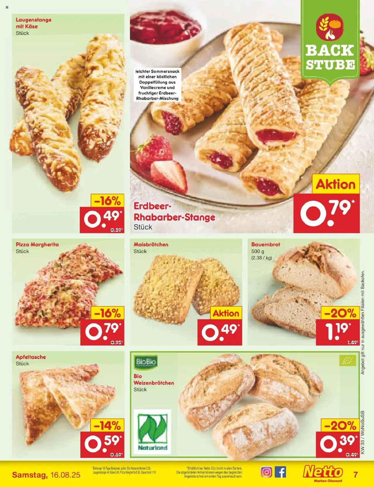 Netto Marken-Discount prospekt Lahnau	 - gültig ab dem 10.08.2025 | Seite: 9 | Produkte: Käse, Pizza