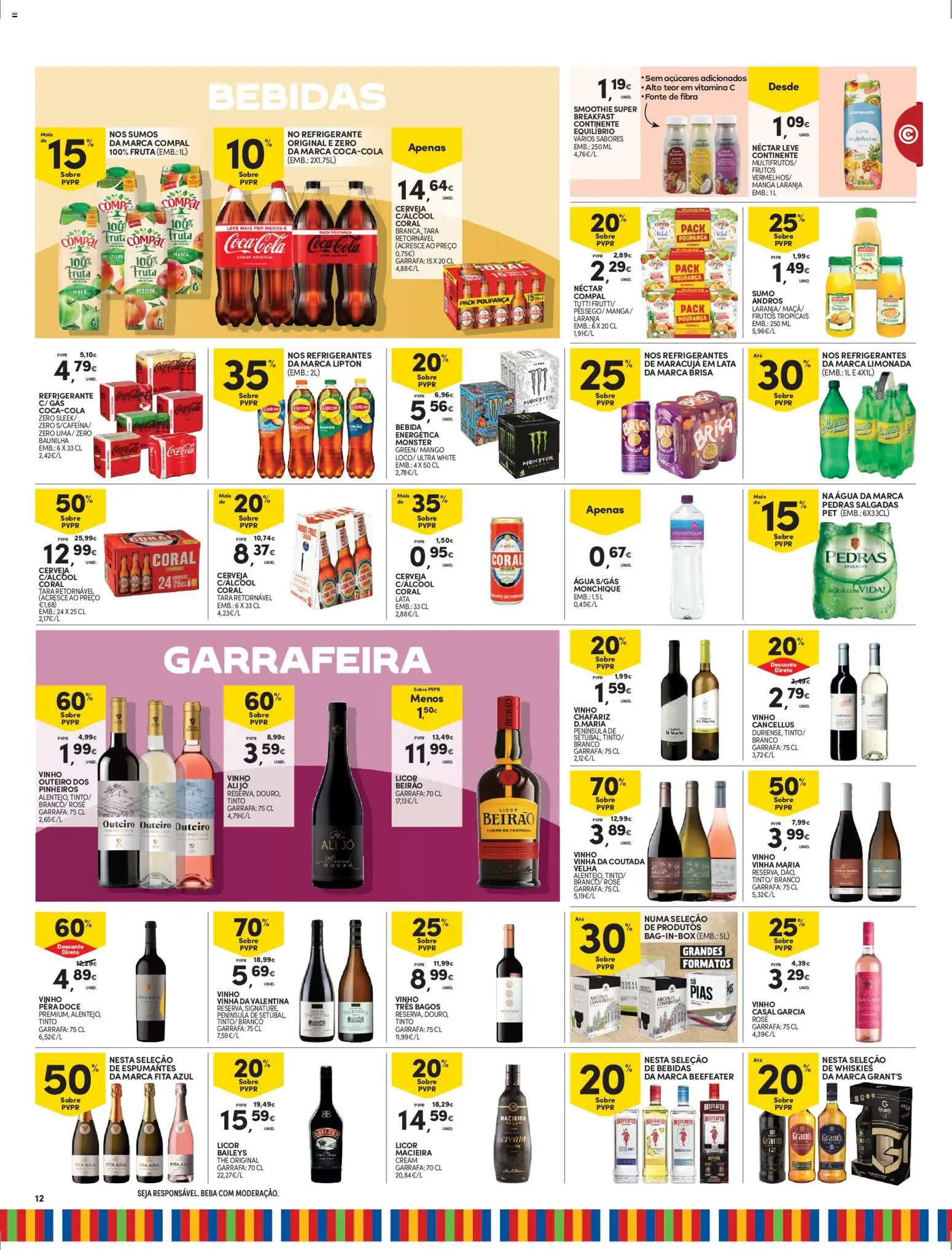 Continente - Madeira: Folheto Semanal │ válido de 06.01.2026 | Página: 12 | Produtos: Refrigerante, Maça, Coca-cola, Soda