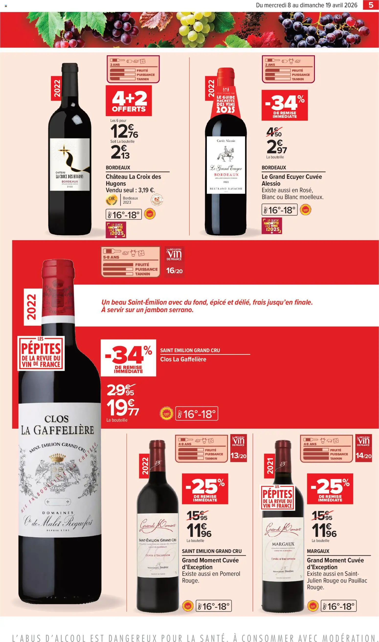 {H1} | Page: 5 | Produits: Jambon, Vin