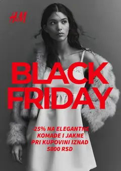 H&M Black Friday  - pregled H&M kataloga - važi od 25.11.2025