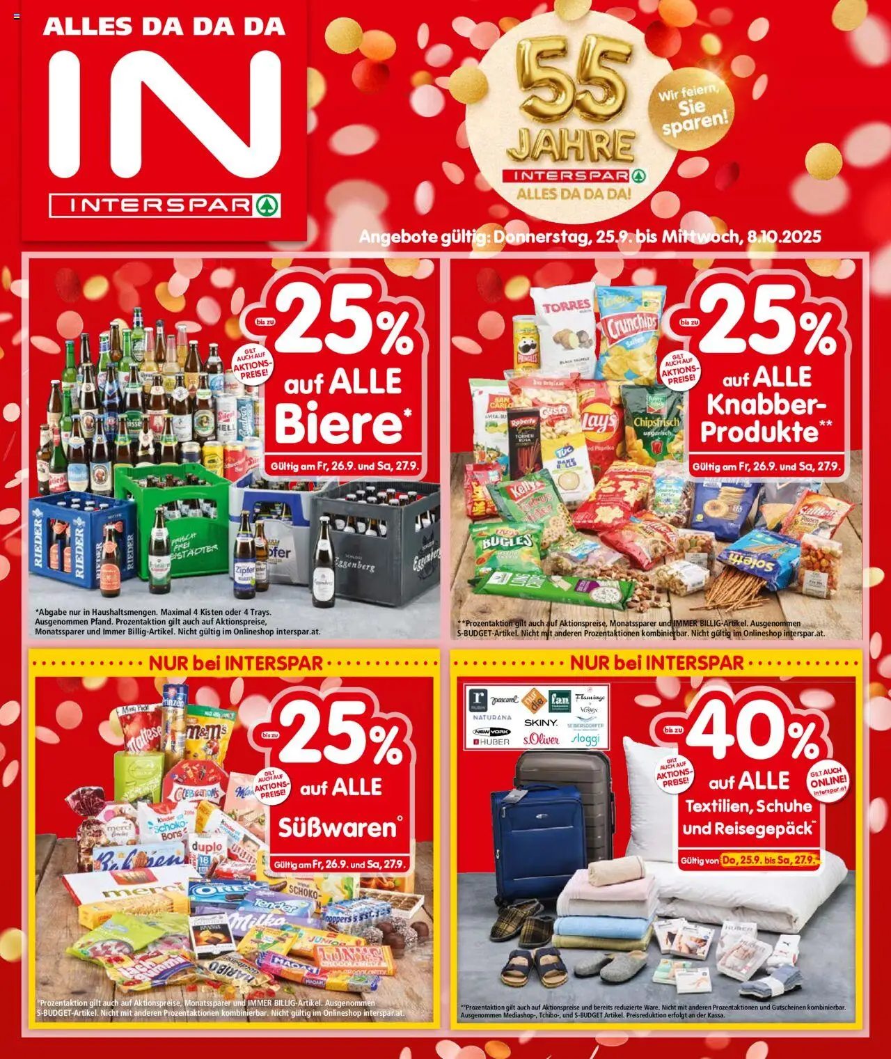 Interspar Flugblatt - Oberösterreich gültig ab 25.09.2025 | Seite: 1