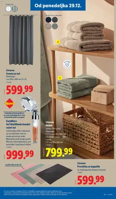 Livarno, Zavesa za tuš, Zavesa za tuš, dimenzije: cca 200 x 180 cm (V x Š) - pregled Lidl kataloga - važi od 25.12.2025 | Strana: 71