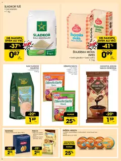 Tuš katalog │ velja od 09.07.2025 | Stran: 16 | Izdelki: Tablica, Kos, Testenine, Piskoti
