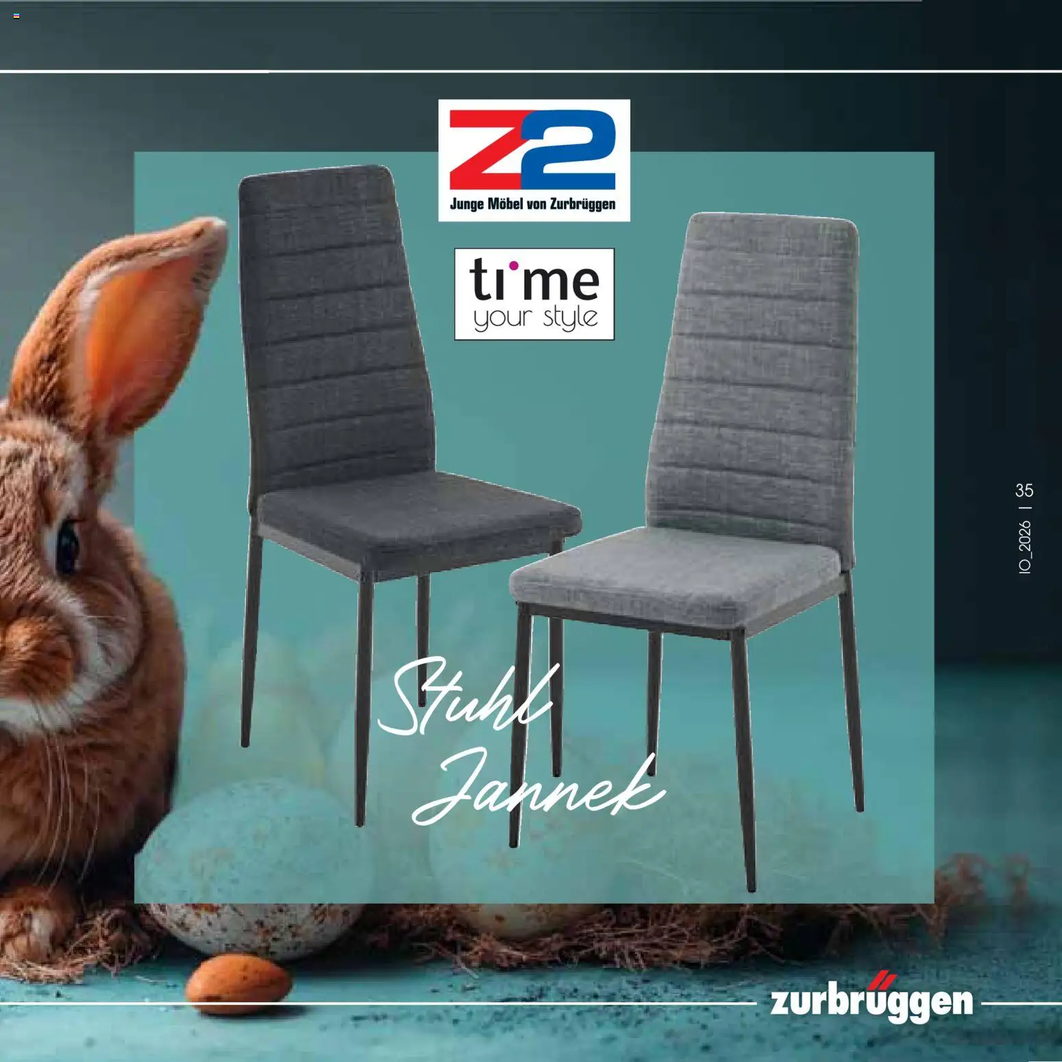 Zurbrüggen Oster-Journal – gültig ab 23.03.2026 | Seite: 35 | Produkte: Stuhl