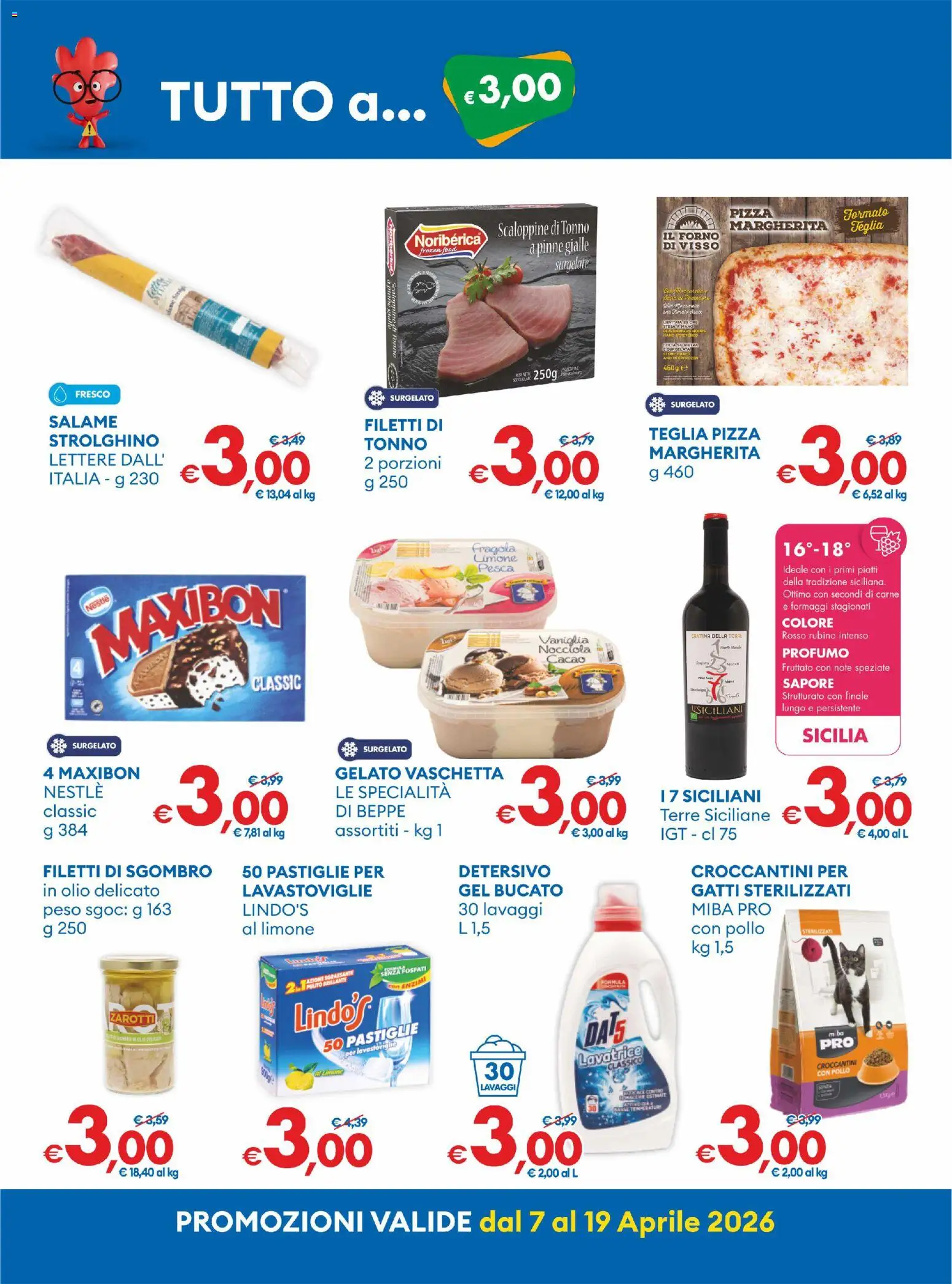 Volantino MD Discount del 07.04.2026 | Pagina: 7 | Prodotti: Limone, Olio, Lavatrice, Il forno